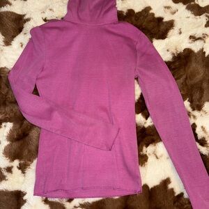 Wild Fable Vibrant Pink Turtleneck Sweater